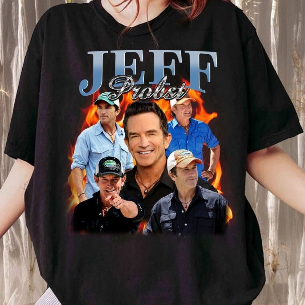 Vintage Jeff Probst Shirt, Jeff Probst Presenter Homage Sweatshirt
